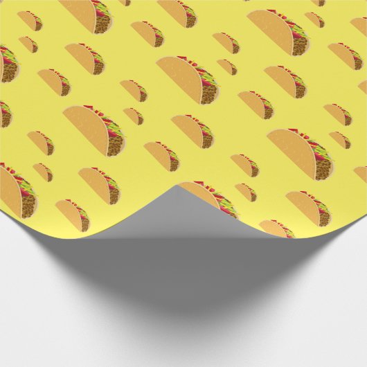 Taco Dinsdag Ontwerp - Matte Wrapping Paper Cadeaupapier (Hoek)