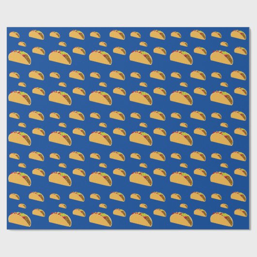 Taco Dinsdag Ontwerp - Matte Wrapping Paper Cadeaupapier (Vlak)