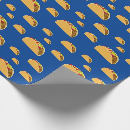Taco Dinsdag Ontwerp - Matte Wrapping Paper Cadeaupapier (Hoek)