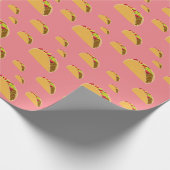 Taco Dinsdag Ontwerp - Matte Wrapping Paper Cadeaupapier (Hoek)