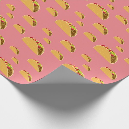 Taco Dinsdag Ontwerp - Matte Wrapping Paper Cadeaupapier (Hoek)