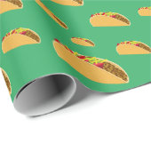 Taco Dinsdag Ontwerp - Matte Wrapping Paper Cadeaupapier (Rol Hoek)