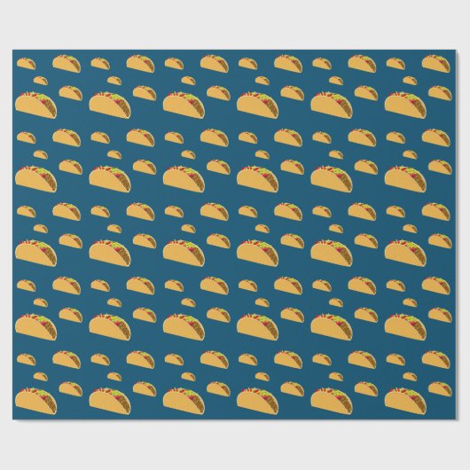 Taco Dinsdag Ontwerp - Matte Wrapping Paper Cadeaupapier (Vlak)