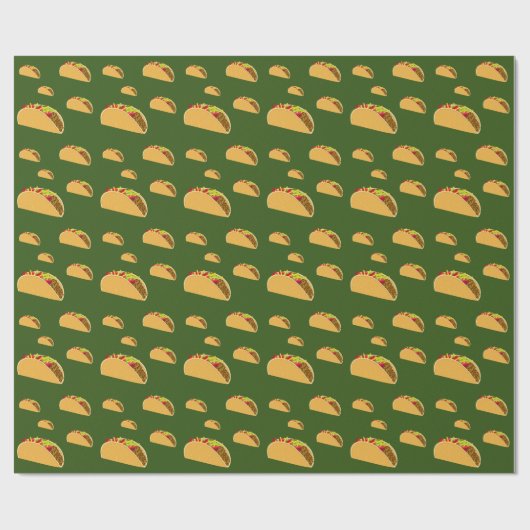 Taco Dinsdag Ontwerp - Matte Wrapping Paper Cadeaupapier (Vlak)