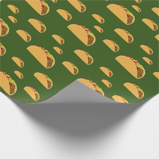 Taco Dinsdag Ontwerp - Matte Wrapping Paper Cadeaupapier (Hoek)