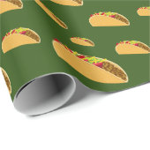 Taco Dinsdag Ontwerp - Matte Wrapping Paper Cadeaupapier (Rol Hoek)