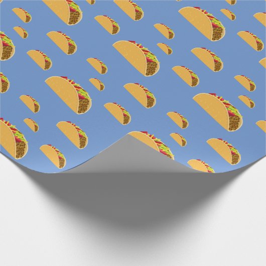 Taco Dinsdag Ontwerp - Matte Wrapping Paper Cadeaupapier (Hoek)