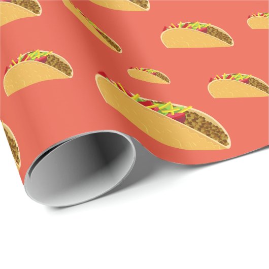 Taco Dinsdag Ontwerp - Matte Wrapping Paper Cadeaupapier (Rol Hoek)