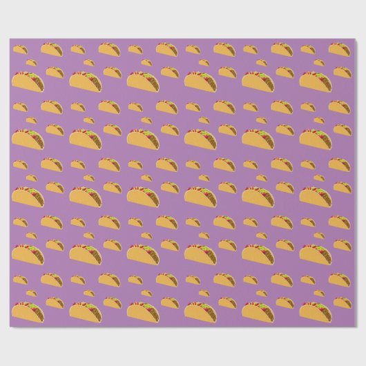 Taco Dinsdag Ontwerp - Matte Wrapping Paper Cadeaupapier (Vlak)