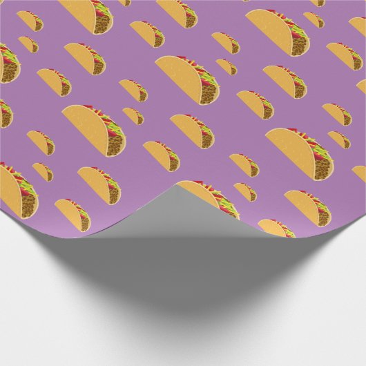 Taco Dinsdag Ontwerp - Matte Wrapping Paper Cadeaupapier (Hoek)