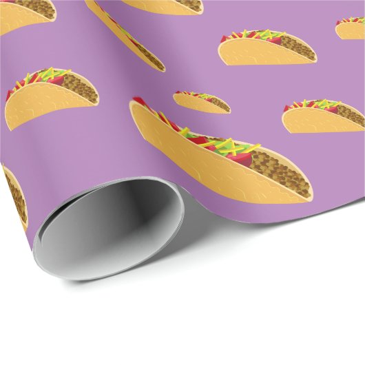Taco Dinsdag Ontwerp - Matte Wrapping Paper Cadeaupapier (Rol Hoek)