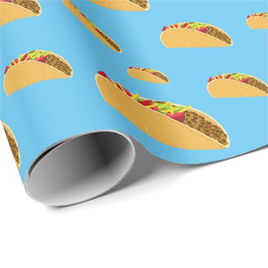Taco Dinsdag Ontwerp - Matte Wrapping Paper Cadeaupapier (Rol Hoek)