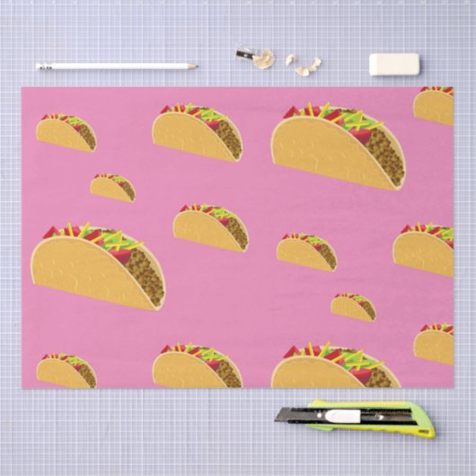 Taco Dinsdag Ontwerp - Weefselpapier Tissuepapier (Craft)