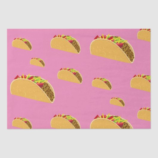 Taco Dinsdag Ontwerp - Weefselpapier Tissuepapier (Voorkant)