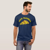 Taco Dinsdag Pizza Premium T-shirt (Voorkant volledig)