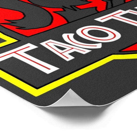 Taco dinsdag poster (Hoek)