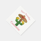 Taco dinsdag Saguaro Cactus Thunder_Cove Servet (Hoek)