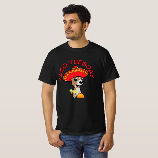 Taco Dinsdag T-Shirt (Voorkant volledig)