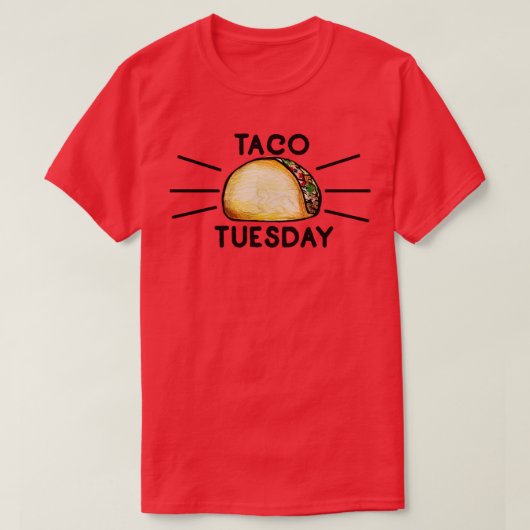 Taco dinsdag t-shirt (Design voorkant)