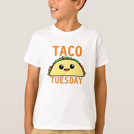 Taco dinsdag t-shirt (Voorkant)
