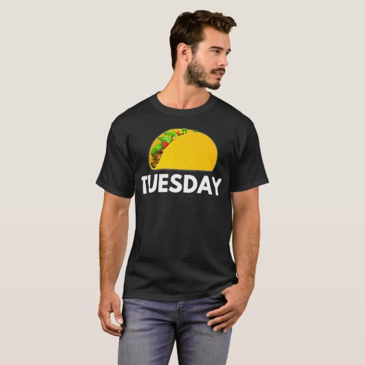Taco dinsdag t-shirt (Voorkant volledig)