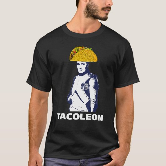 Taco Dinsdag Tacoleon Napoleon Bonaparte Taco T-shirt (Voorkant)