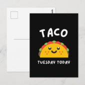 TACO DINSDAG Vandaag Ansichtkaart Briefkaart (Voorkant / Achterkant)