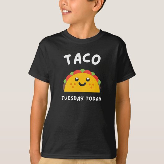 TACO DINSDAG Vandaag T-Shirt (Voorkant)