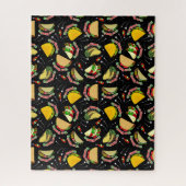 Taco Dinsdag Zachte en Harde Tacos en Hete Saus Legpuzzel (Verticaal)