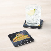 Taco Doge in de ruimte. Wauw. Onderzetter (Rechterzijde)