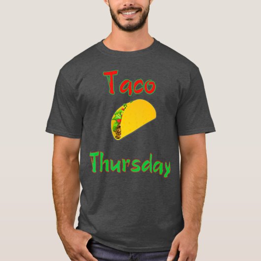 Taco donderdag T-shirt Elke dag is Taco dag cadeau (Voorkant)