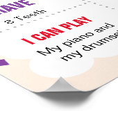 Taco DRIE-ESTA 3RD Poster van de 'bruidstaartmeide (Hoek)