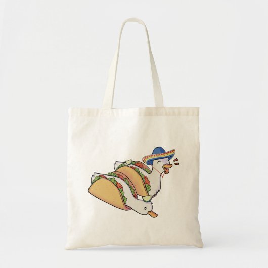 Taco eendjes boodschappentas tote bag (Voorkant)