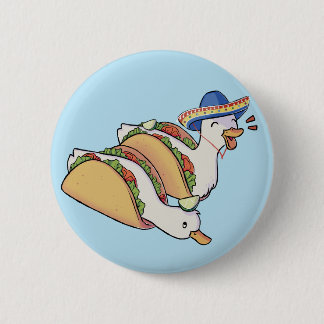 taco eendjes ronde button 5,7 cm