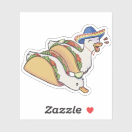 Taco eendjes sticker
