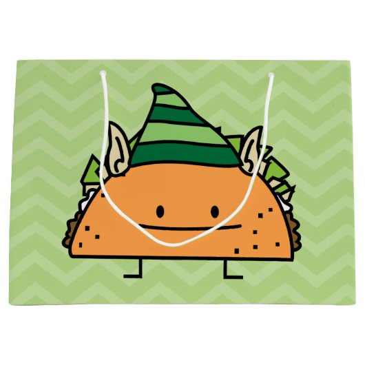 Taco Elf Large Cadeautasje (Voorkant)