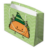 Taco Elf Large Cadeautasje (Achterkant Gekanteld)