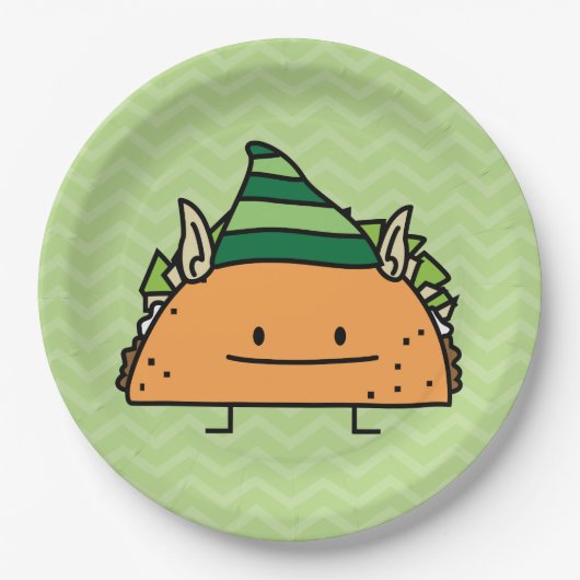 Taco Elf Papieren Bordje (Voorkant)