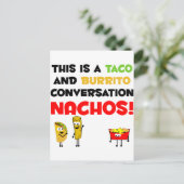 Taco en Burrito Business Briefkaart (Staand voorkant)