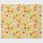Taco- en Nacho-patroon Cadeaupapier (Vlak)