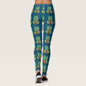 Taco en Pizza Cosmic Space Cat Leggings (Achterkant)