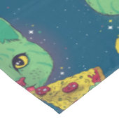 Taco en Pizza Cosmic Space Cat Tafelkleed (Gekanteld)