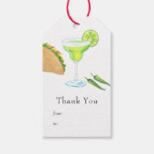 Taco- en Tequila-thema Cadeaulabel (Voorkant)