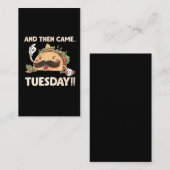 Taco en toen kwam Dinsdag Fiesta Mexican Food Visitekaartje (Voorkant / Achterkant)