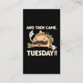 Taco en toen kwam Dinsdag Fiesta Mexican Food Visitekaartje (Voorkant)