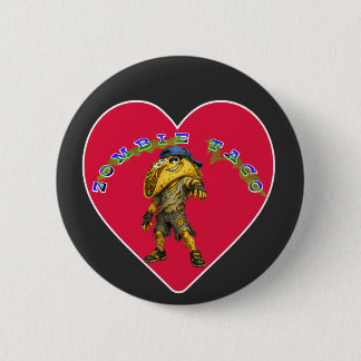 Taco Family Collection: de "Zombie Taco" Halloween Ronde Button 5,7 Cm