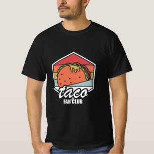 Taco Fanclub Retro Taco's Mexicaans eten T-shirt