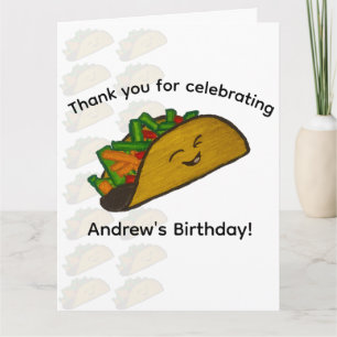 Taco Feest Dank Je Bedankkaart