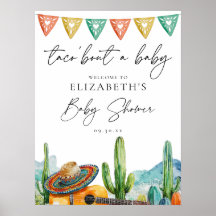 Taco Feest Een Baby Fiesta Baby Shower Welkom Bord