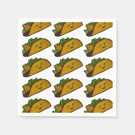 Taco Feest Servet (Voorkant)
